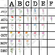 Load image into Gallery viewer, Garden Birth Flowers