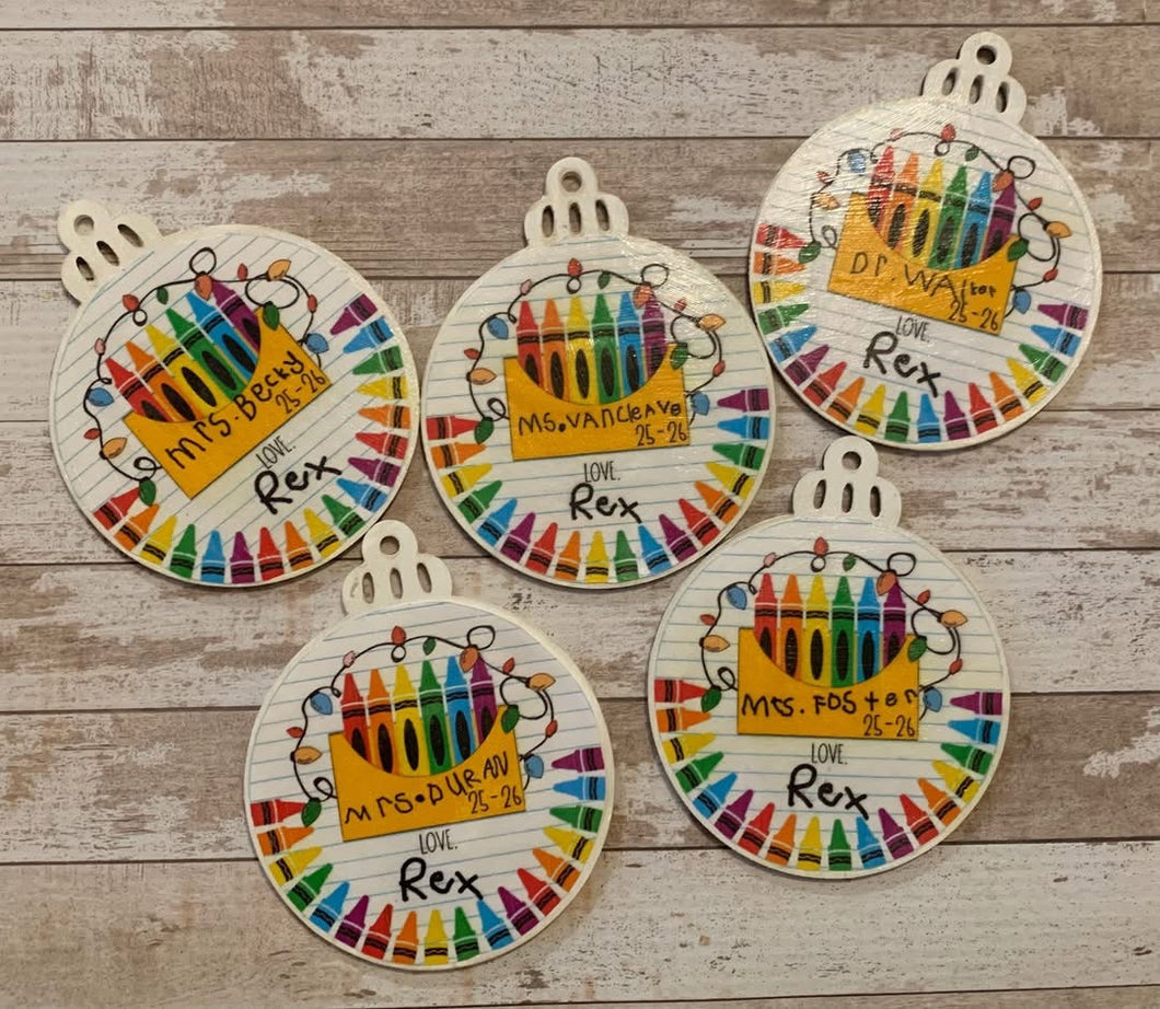 Teacher Ornaments