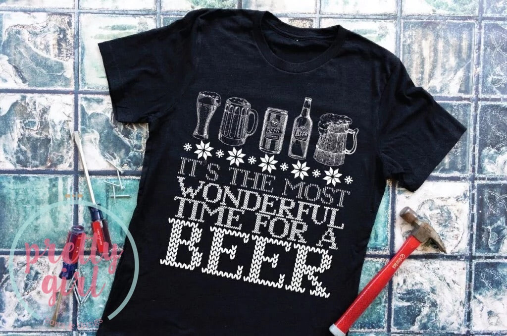 It’s the most wonderful time for a beer ADULT TSHIRT