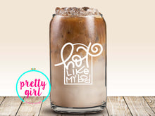 Load image into Gallery viewer, Caffeine and good vibes glass can
