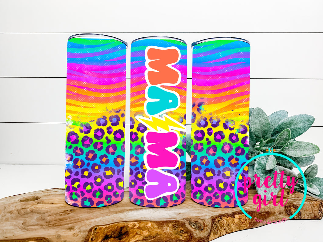 mama retro tumbler