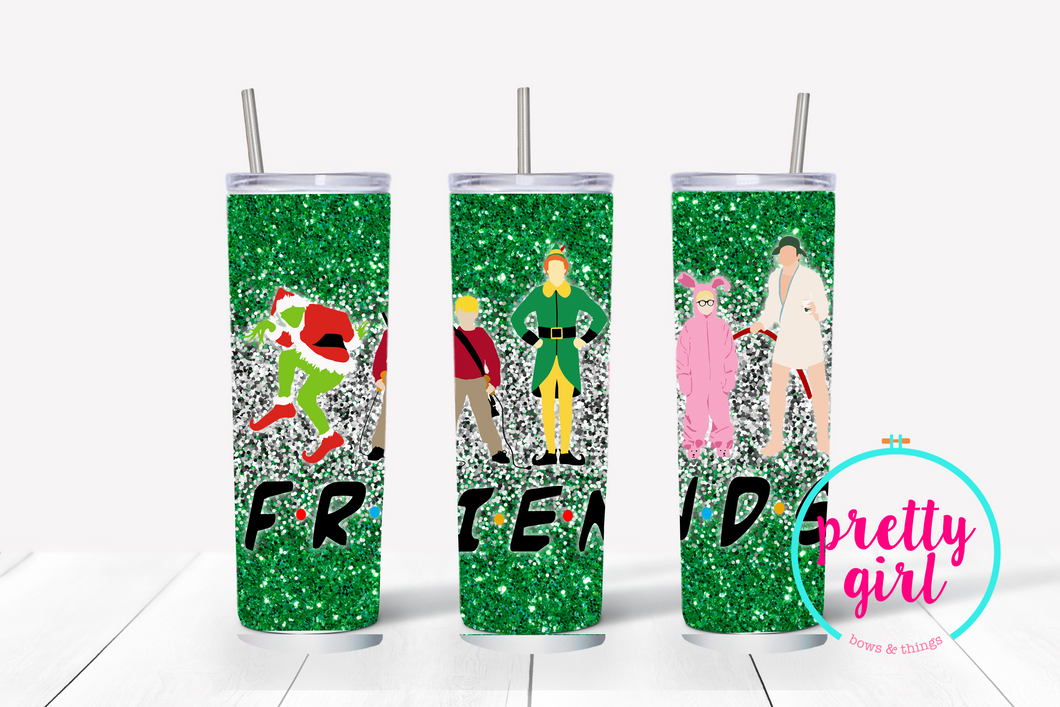 Friends Christmas tumbler