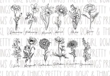 Load image into Gallery viewer, Mama birth flowers TSHIRT
