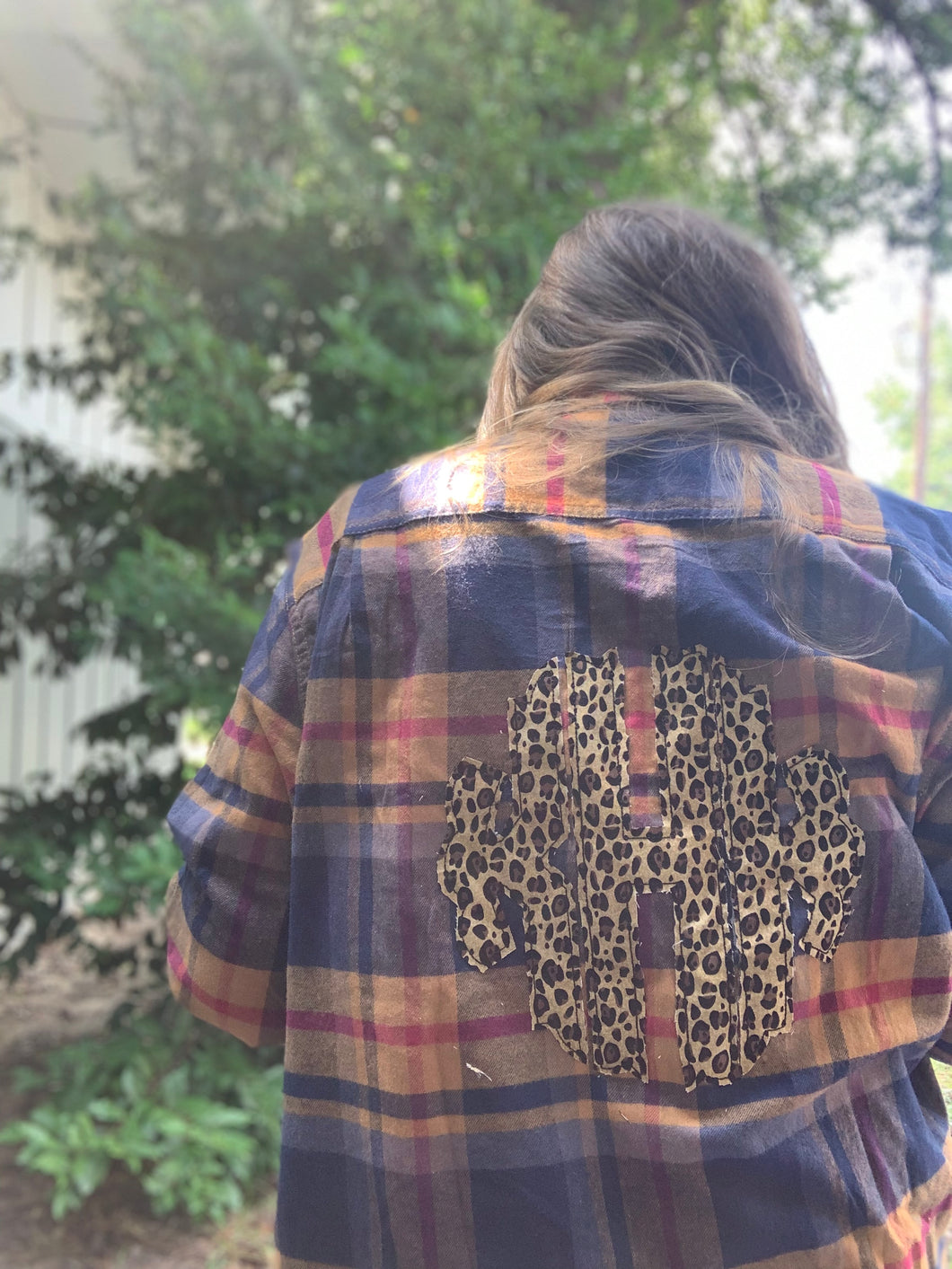 Monogrammed flannel
