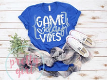 Load image into Gallery viewer, game day vibes ADULT TSHIRT

