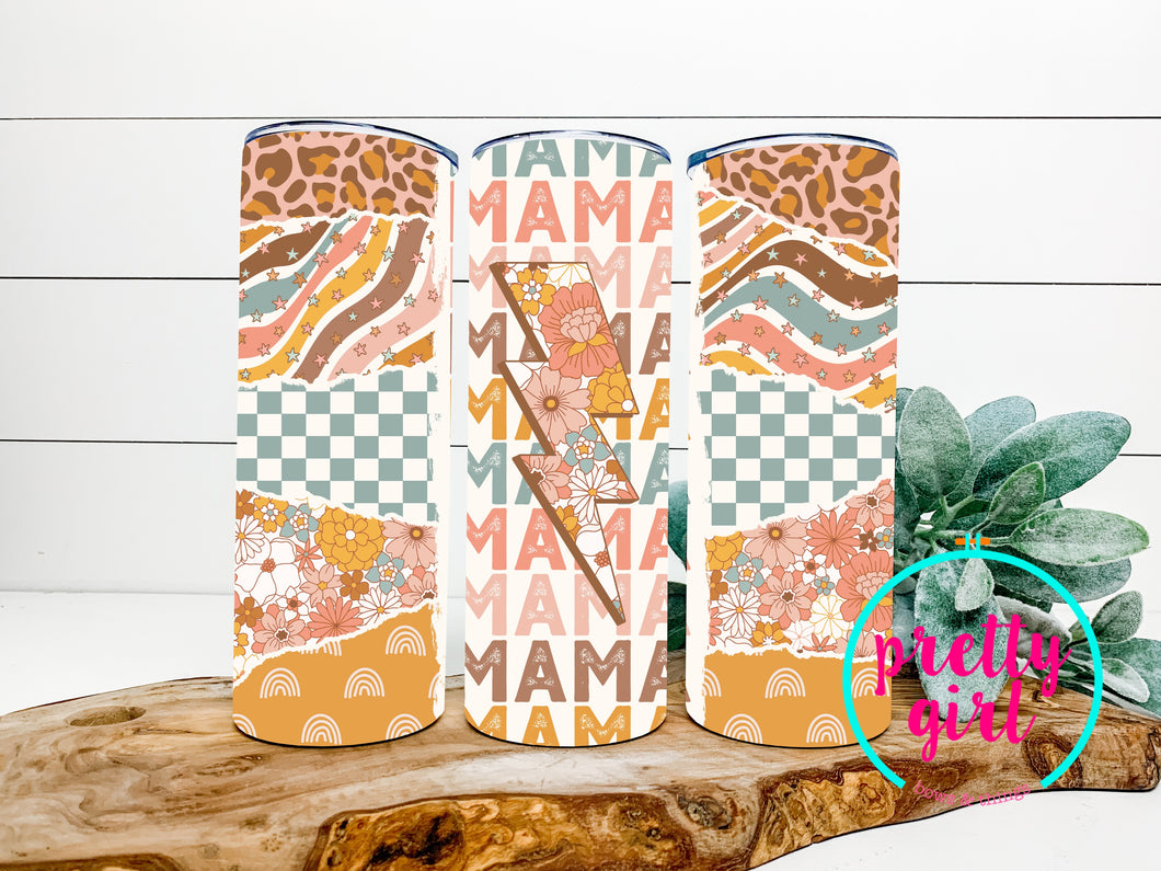 Boho mama tumbler