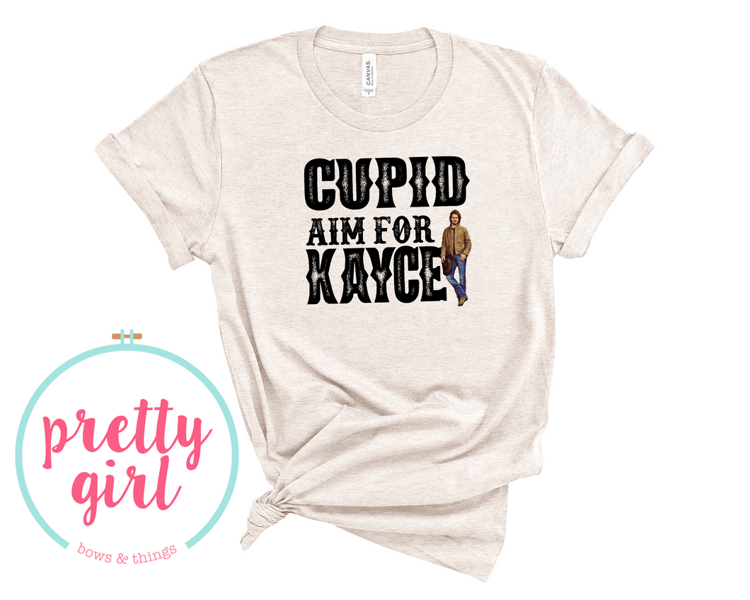 Cupid aim for Kayce ADULT TSHIRT