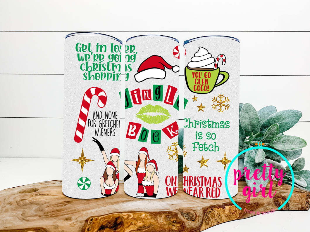 Jingle book tumbler