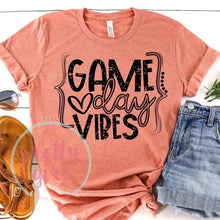 Load image into Gallery viewer, game day vibes ADULT TSHIRT
