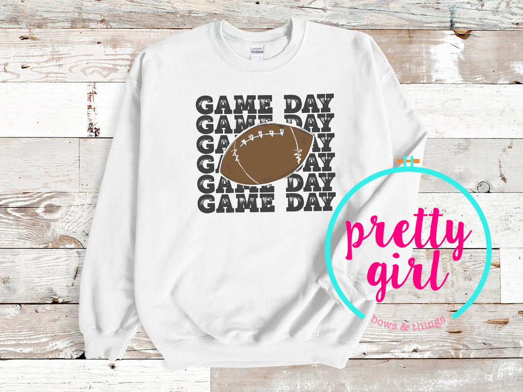 Football game day crewneck