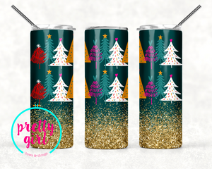 Green trees tumbler
