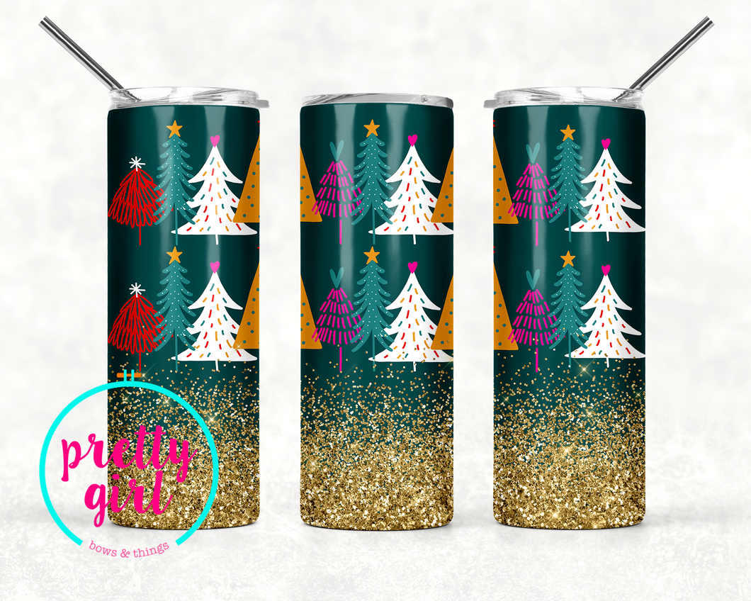 Green trees tumbler