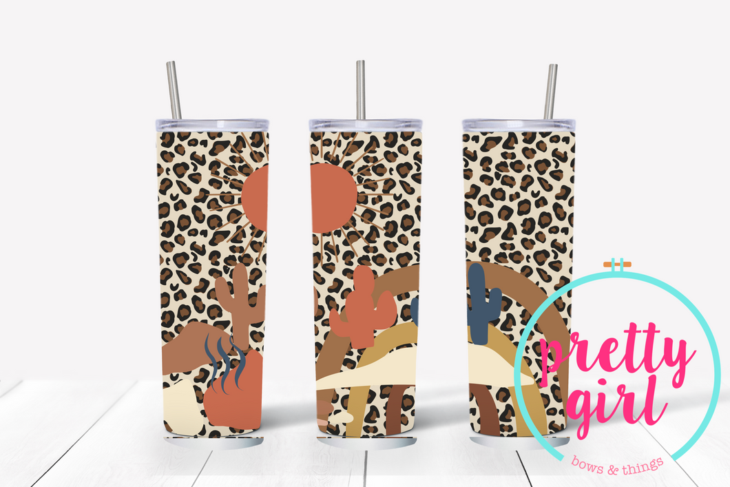 Leopard desert tumbler