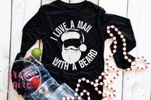 Load image into Gallery viewer, I love a man with a beard ADULT TSHIRT
