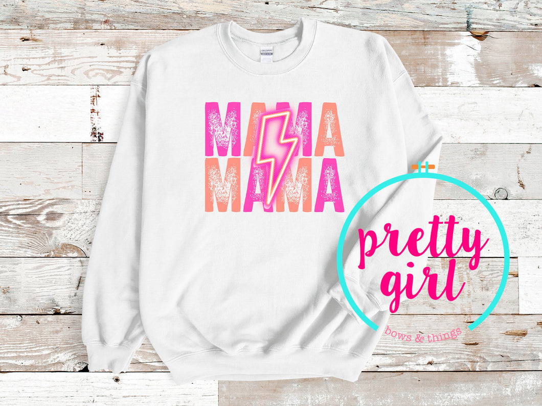 Pink mama crewneck