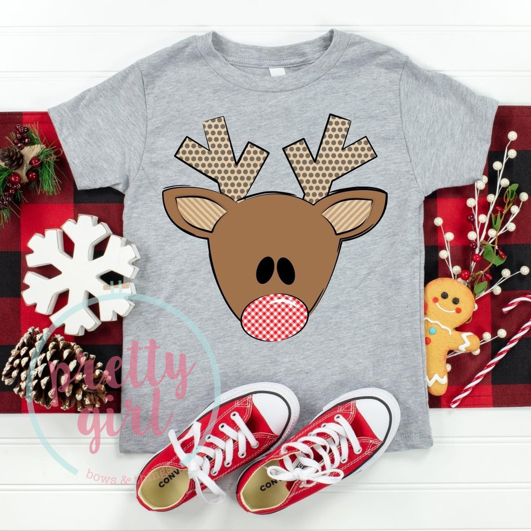 boy reindeer youth TSHIRT