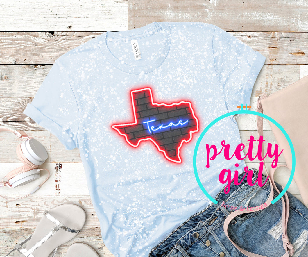 Neon Texas bleached